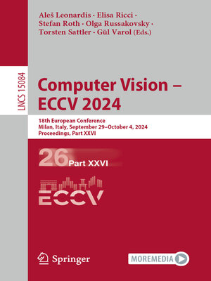 cover image of Computer Vision – ECCV 2024
